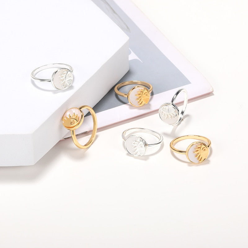 Moonstone Celestial Ring
