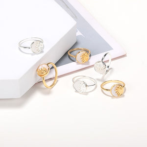 Moonstone Celestial Ring