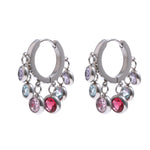 Load image into Gallery viewer, Crystal Huggie Hoops
