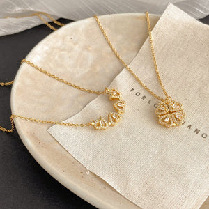 Lucky clover necklace, make you lucky every day🥳🥳#valentinesday