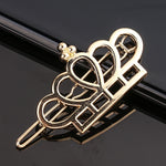 Load image into Gallery viewer, Gold Metal Geometric Hairpin
