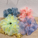 Load image into Gallery viewer, Oversized Organza Tie-dye Scrunchie
