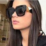 Load image into Gallery viewer, Fashionable Square Oversized Sunglasses
