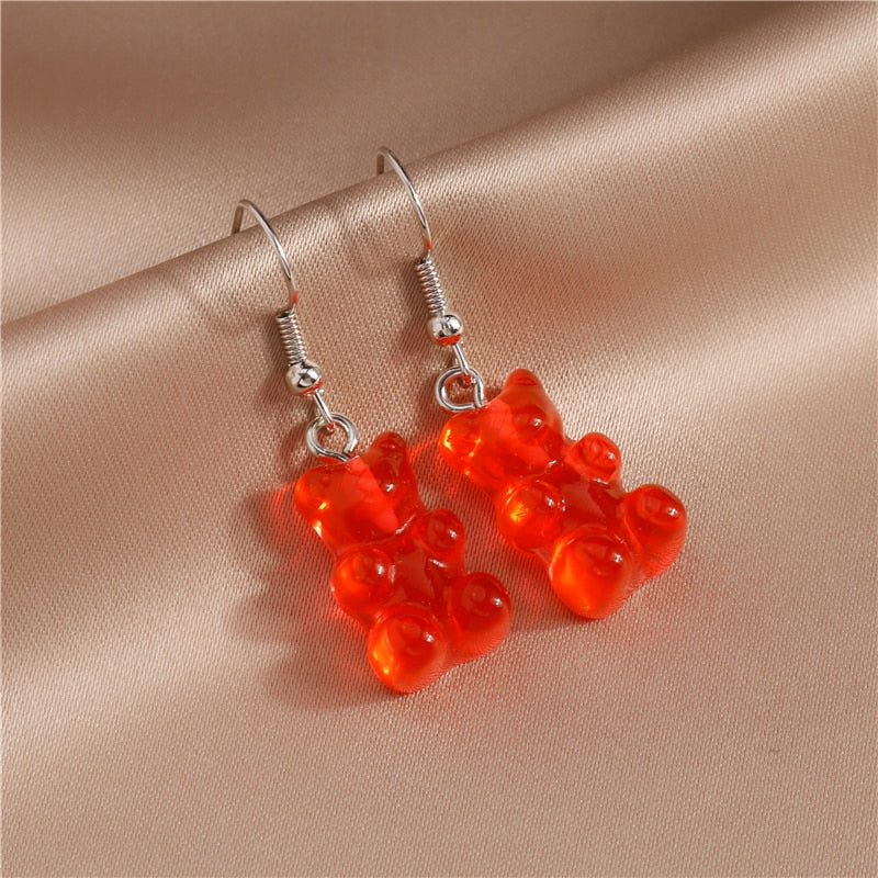 Gummy Bear Drop Earrings