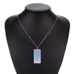 Load image into Gallery viewer, Multicolor Moon Tarot Resin Necklace
