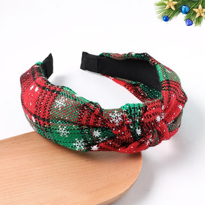 Plaid Christmas Headband