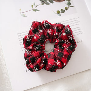 Plaid Christmas Scrunchie