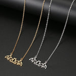 Load image into Gallery viewer, Bat Wings Dainty Pendant Necklace
