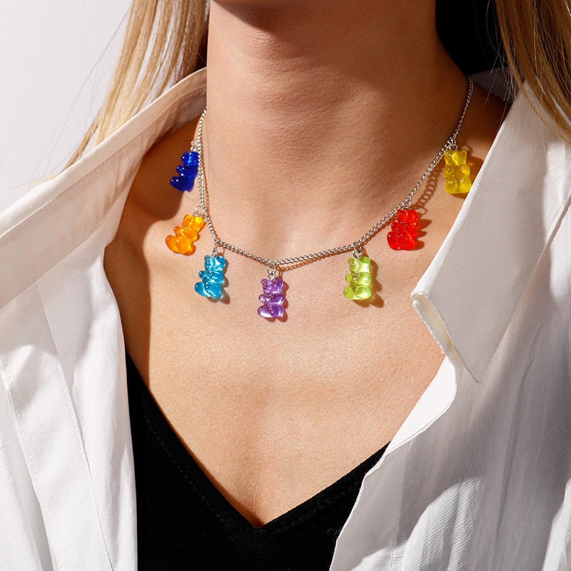 Gummy Bear Choker Necklace