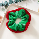 Load image into Gallery viewer, Velvet Christmas Scrunchie
