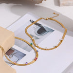 Load image into Gallery viewer, Rainbow Crystal Collar Necklace
