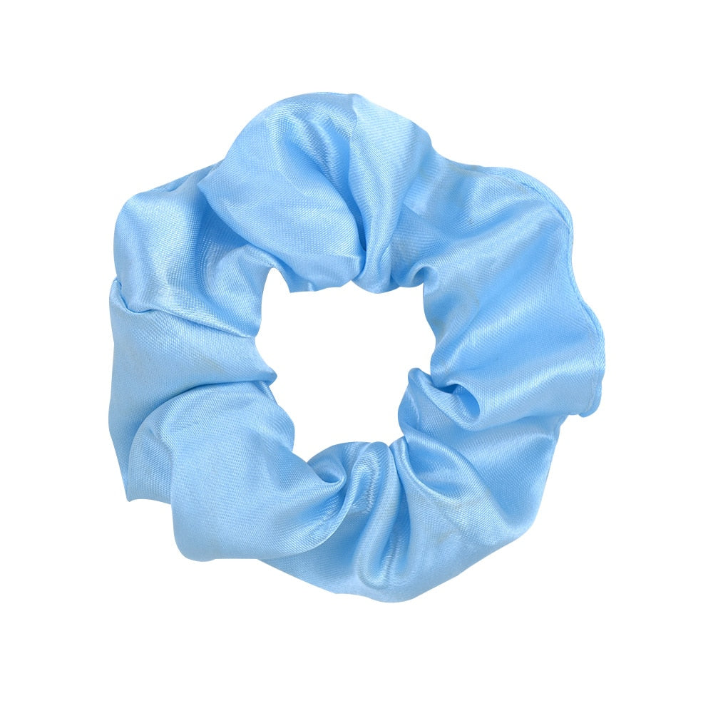 Colorful Satin Scrunchie