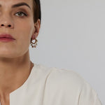 Load image into Gallery viewer, Crystal Huggie Hoops
