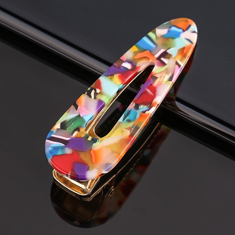 Waterdrop Marbled Hairgrip