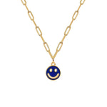 Load image into Gallery viewer, Colorful Smiley Face Pendant Necklace
