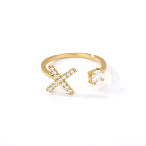 Adjustable Crystal Initial Ring