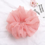 Load image into Gallery viewer, Oversized Organza Solid Scrunchie
