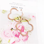 Load image into Gallery viewer, Lucky Clover Hoop Earrings
