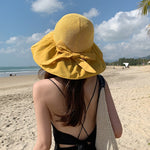 Load image into Gallery viewer, Wide Brim Knit Sun Hat
