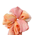 Load image into Gallery viewer, Oversized Paint Drip Hair Scrunchie
