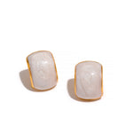 Load image into Gallery viewer, Pearled Enamel Stud Earrings
