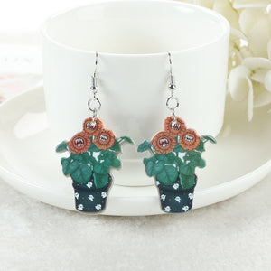 Halloween Acrylic Drop Earrings