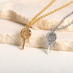 Load image into Gallery viewer, Crystal Lollipop Pendant Necklace
