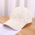 Load image into Gallery viewer, Floral Lace Baseball Cap
