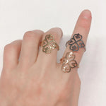 Load image into Gallery viewer, Elegant Clover Statement Ring
