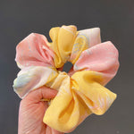Load image into Gallery viewer, Oversized Paint Drip Hair Scrunchie
