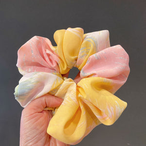 Oversized Paint Drip Hair Scrunchie