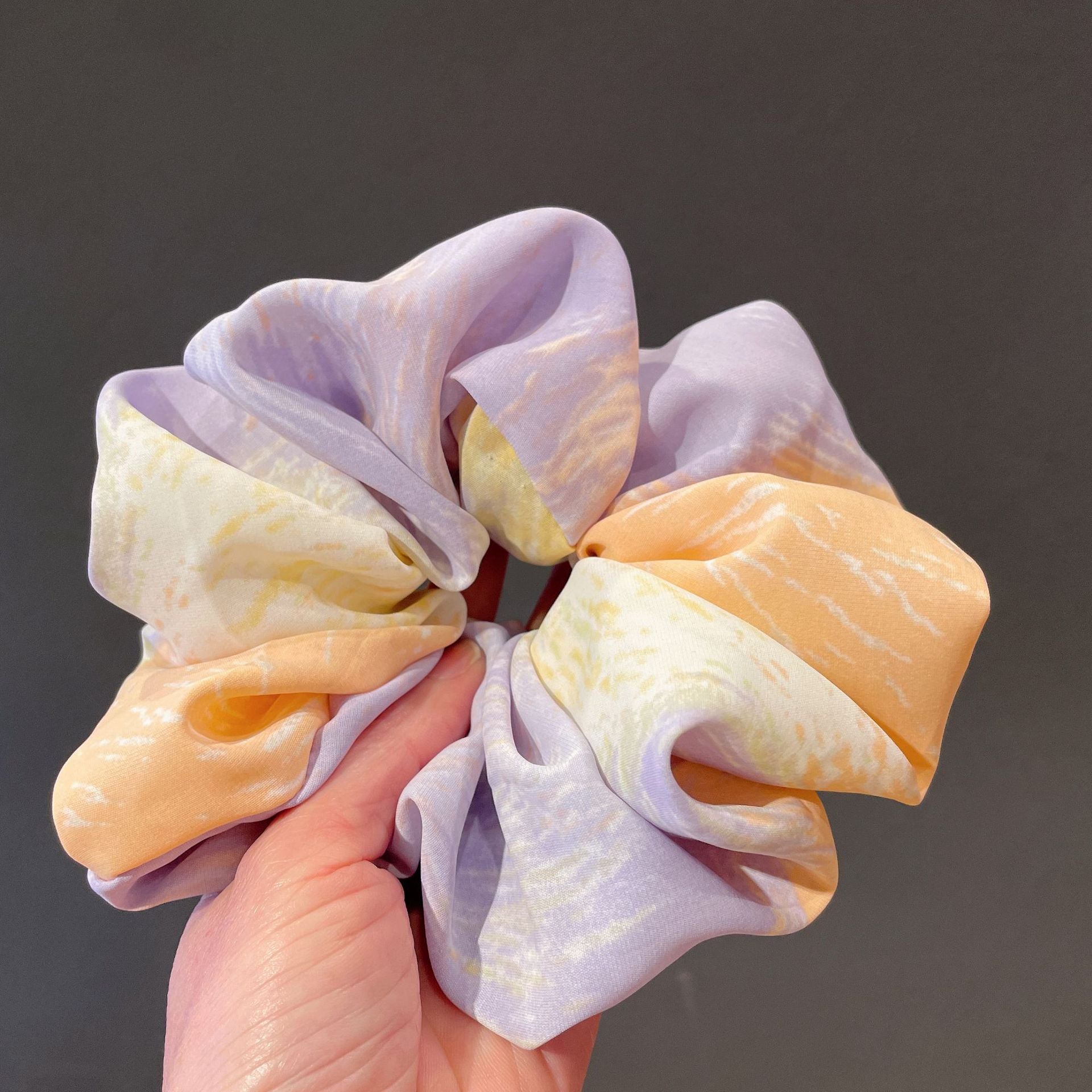 Oversized Paint Drip Hair Scrunchie
