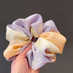 Load image into Gallery viewer, Oversized Paint Drip Hair Scrunchie
