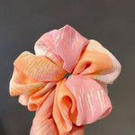 Load image into Gallery viewer, Oversized Paint Drip Hair Scrunchie
