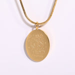 Load image into Gallery viewer, Oval Zodiac Pendant Necklace

