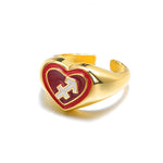 Load image into Gallery viewer, Colorful Zodiac Signet Ring

