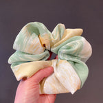 Load image into Gallery viewer, Oversized Paint Drip Hair Scrunchie
