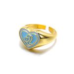 Load image into Gallery viewer, Colorful Zodiac Signet Ring
