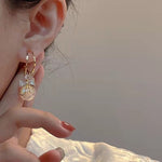 Load image into Gallery viewer, Shiny Crystal Ball Earrings
