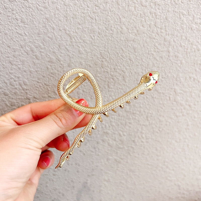 Crystal Snake Eyes Hair Claw