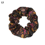 Load image into Gallery viewer, Halloween Printed Cotton Hair Scrunchie
