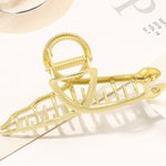 Load image into Gallery viewer, Metal Rose &amp; Snake Hair Claw
