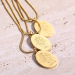 Load image into Gallery viewer, Oval Zodiac Pendant Necklace

