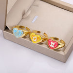 Load image into Gallery viewer, Colorful Zodiac Signet Ring
