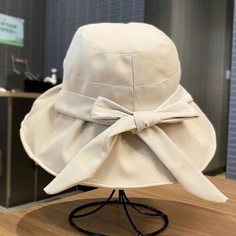 Big Bowknot Bucket Hat