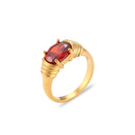 Load image into Gallery viewer, Oval Cut Crystal Ring
