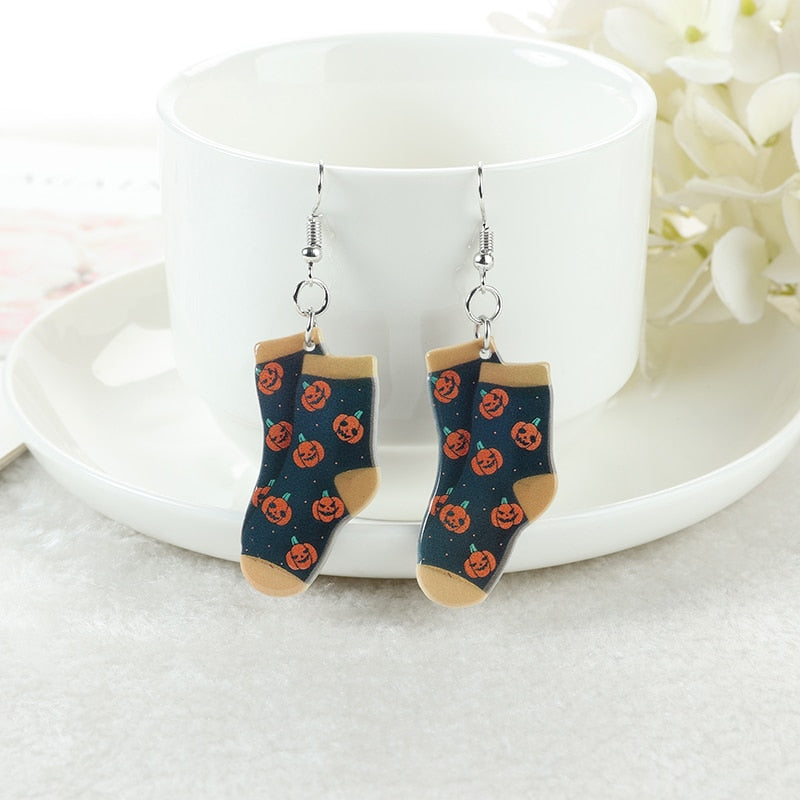 Halloween Acrylic Drop Earrings