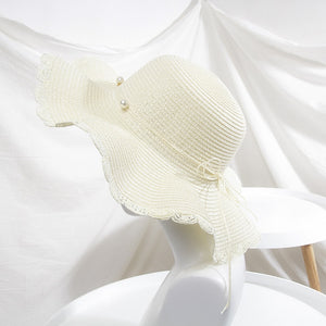 Wide Brim Pearl Sun Hat