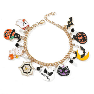 Cute Halloween Charm Bracelet