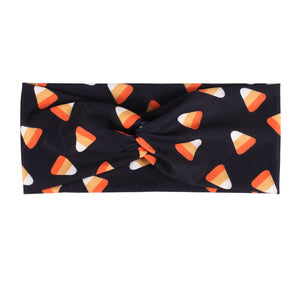 Halloween Mixed Print Crossknot Headbands